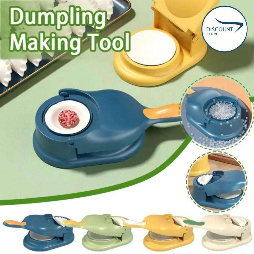 2-in-1 Manual Dumpling Maker & Dough Press Machine |