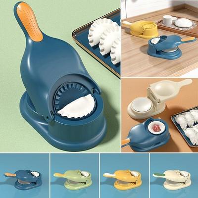 2-in-1 Manual Dumpling Maker & Dough Press Machine |